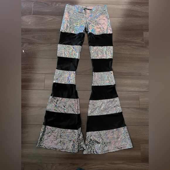 Baddie Mesh Bell Bottoms - Picture 2 of 3